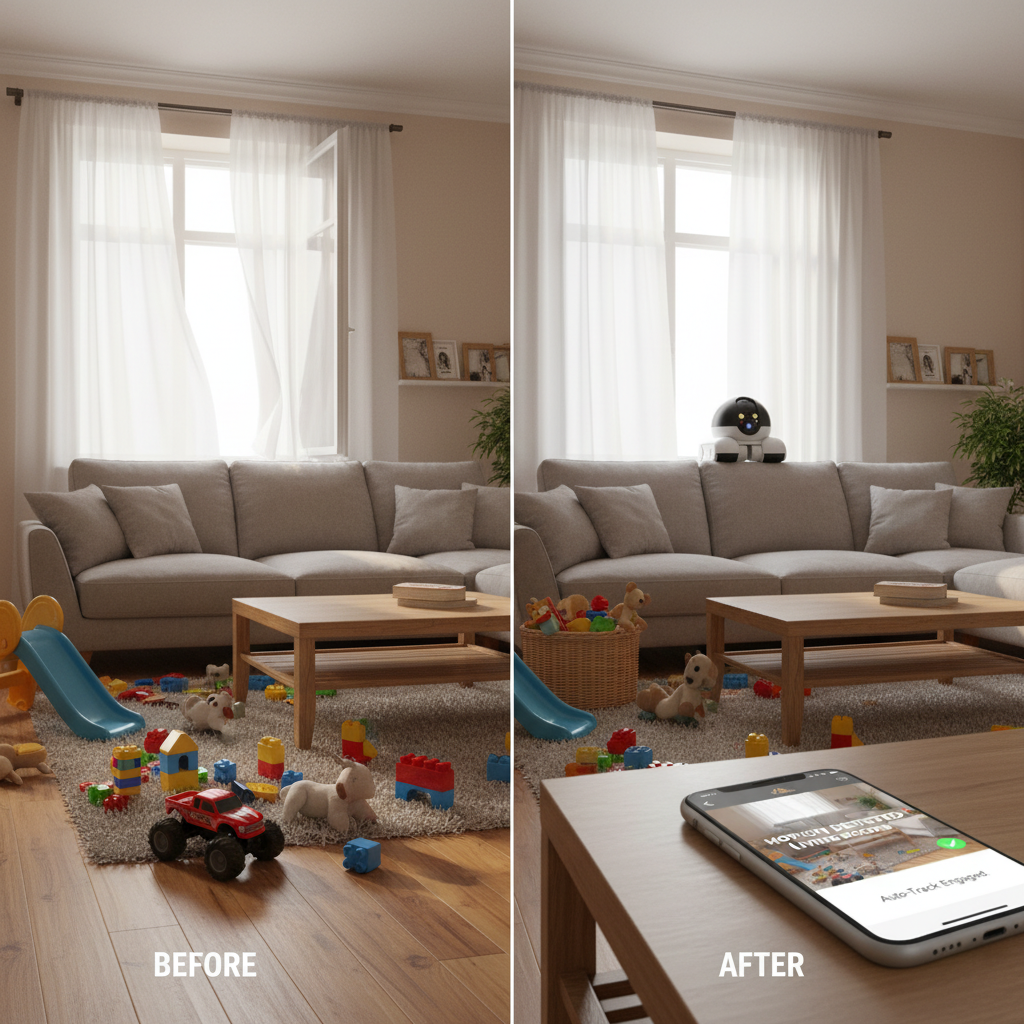 1080P HD Camera Auto Tracking Baby Pets Monitor Smart Home Robot Cameras  WIFI Camera PTZ IP Security Protection Surveillance