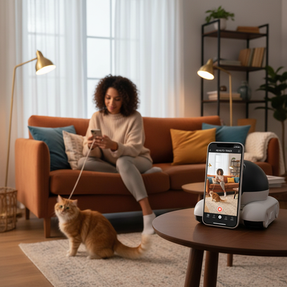 1080P HD Camera Auto Tracking Baby Pets Monitor Smart Home Robot Cameras  WIFI Camera PTZ IP Security Protection Surveillance