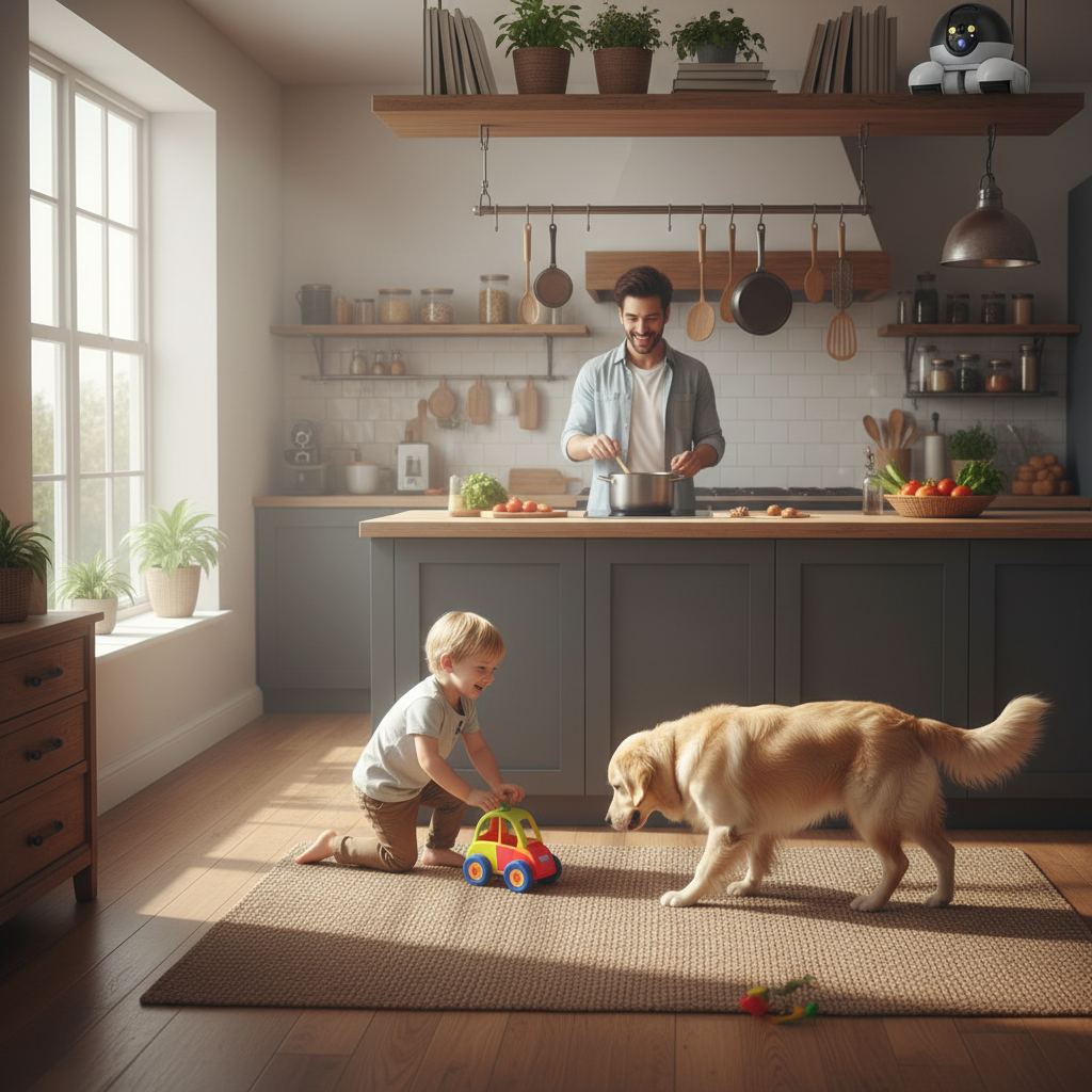 1080P HD Camera Auto Tracking Baby Pets Monitor Smart Home Robot Cameras  WIFI Camera PTZ IP Security Protection Surveillance